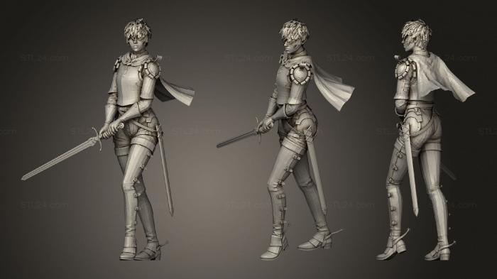 Figurines heroes, monsters and demons (Casca, STKM_1993) 3D models for cnc